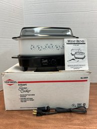 CR/A - Vintage West Bend 4 Quart Slow Cooker - New In Box