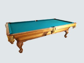 L3/ 2pcs - Spectacular Sterling 9 Foot Wood Billiard Pool Table With Cover