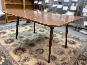 CR/A - Wood Drop Leaf Dining Table With Laminate Top