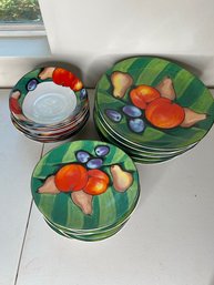 23 Pc Misono 'Tuscany' Soojin Choi Plates And Bowls