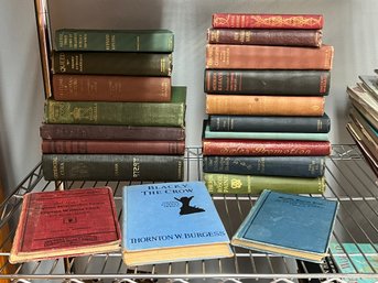 CR/A 20pcs - Assorted Antique Books - 1898 - Early 1900's