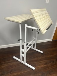 T/ Adjustable Height Rolling Computer Table/Stand