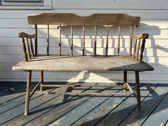 FY/ Country Farmhouse Wooden Porch Bench