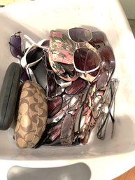 K/ Assortment Of Ladies Sunglasses, Readers & Distance Glasses - Coach, Ray Ban & Others