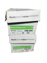 C/ 2 Boxes Finch Multipurpose 96 Bright Paper Reams