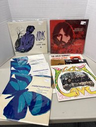 CR/A - 8pcs - Religious 33rpm Vinyl Albums Many By Clarence Jordan