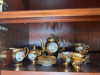 Box 24 Pc's Vintage RWK Bavaria Gold Tea Set