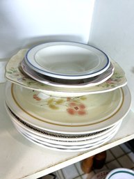 K/ 8pcs - Assorted Dish Ware - Royal Wellesley, Churchill, Jepcor Etc