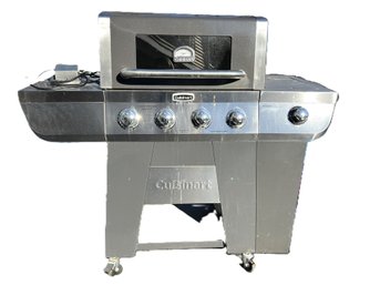 G/ 2pcs: Cuisinart Barbecue Propane Gas Grill & Electric Rotisserie Motor Model #BBQ240B-1