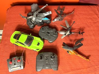 DR/ 9pcs - Remote Control Cars And Helicopter