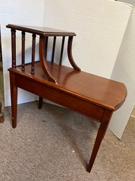 CR/D - Vintage Wood Side / End Table With Drawer