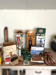 G/ Box & Loose 12 Plus Pcs - Mixed Lot Air Pumps, Nails, Extension Cords & More