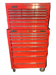 G/ 2pcs - MAC Tools Top And Bottom Professional Tool Storage Boxes - Approx 5.5ft Tall