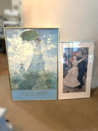 DR/ 2 Large Framed Monet Prints