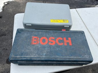 G/ 2pcs: Bosch Bulldog SDS-plus Corded Rotary Hammer Drill & Chicago Central 1' Rotary Hammer Drill