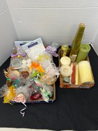 AD/A 2boxes - Assorted Candles: Votives, Tea Lites And Pillars