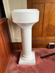 S/ Gorgeous Super Heavy Marble Font With Engraving On Back