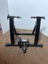 L/ Folding Black Bike Trainer Stand