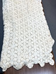 AD/A - Antique Crochet Bedspread - 82' X 212'