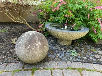 BY/ 4pcs - Unique Outdoor Stone Fountain With Water Feature