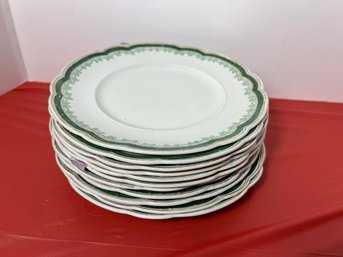 M/ 11pcs - Braganza Salad Plates By J&G Meakin, England Lot #2