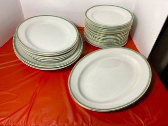 M/ 29pcs - Serving Platters And Salad Plates By WH Grindley, England 'Troy'