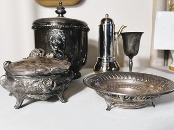 DR/ Box 5pcs - Assorted Silver Plate Lot