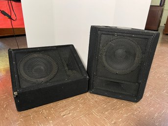 M/ 2pcs - Pair Of Peavey Model 112Ti Floor Wedge Monitor Speakers