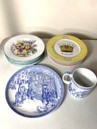 DR/ 13pcs - Assorted Limoges And Spode Lot