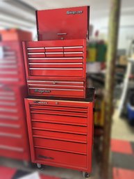G/ 3pcs: Snap-on Top, Middle And Bottom Professional Tool Boxes - Approx 5.5ft Tall
