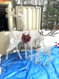 P/ 3pcs - Outdoor Lighted Christmas Reindeer Decorations