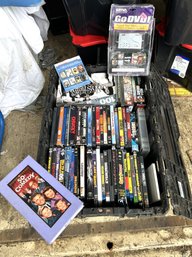 P/ Bin Of DVD's Lot #1