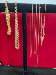 IR/ Bag 6pcs - Gold Filled Necklaces