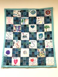 N/ Unique Charming Peace Quilt Handmade By Sunday School Students And Teachers