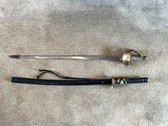 LR/ 2pcs - Ornate Vintage Sword Lot