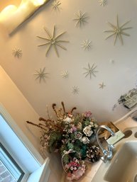 SR/ Dried Flowers, Starfish Decorations