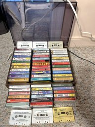 SR/ 59pcs - Cassette Tapes - Mostly German In Plastic Case