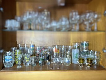 SR/ 42pcs - Huge Assortment Bar Glasses: Beer, High-ball, Shot, Mugs Etc