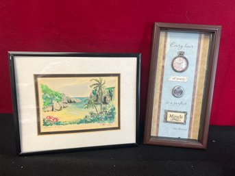 ER/ 2pcs - Framed Wall Art - Bermuda, Walt Whitman