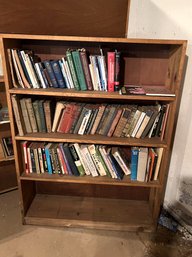 CS/ Grossman Pine Book Shelf With Books - Folies De Paris Etc