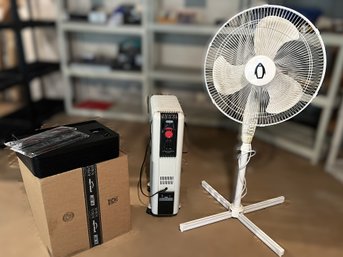 CS/ 3pcs - Fan, Heater And Air Cleaner Lot
