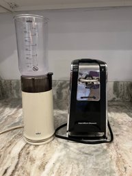 K/ 3pcs - Hamilton Beach Electric Can Opener, Braun Coffee Bean Grinder, Glass Measuring Cup