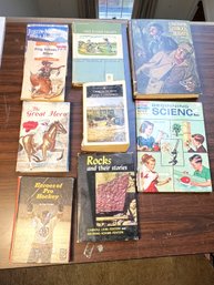 3FL/ 9pcs - Assorted Vintage Kid Books - 1960's Etc
