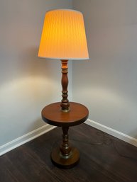 AD/ Vintage Country Style Table Lamp With Shade