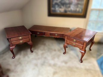 3FL/ 3pcs - Wood Coffee Table With 2 Matching End Tables