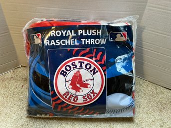 3FL/ MLB Red Sox Throw Blanket In Original Package