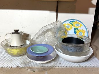 CS/ Pyrex Plastic Melamine - Serving Bowls, Platters, Coffee Carafe