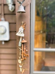 P/ 5pcs - Hanging Wind Chimes, Bell With Eagle Topper And Ornaments