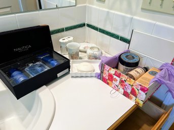 2H/ 8pcs - Gift Sets And Bath Accessory Ensemble - Nautica, L'Occitane Etc