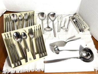DR/ 40plus Pieces - MCM Silverware Place Setting For 12 - WMF - Besteck Germany
